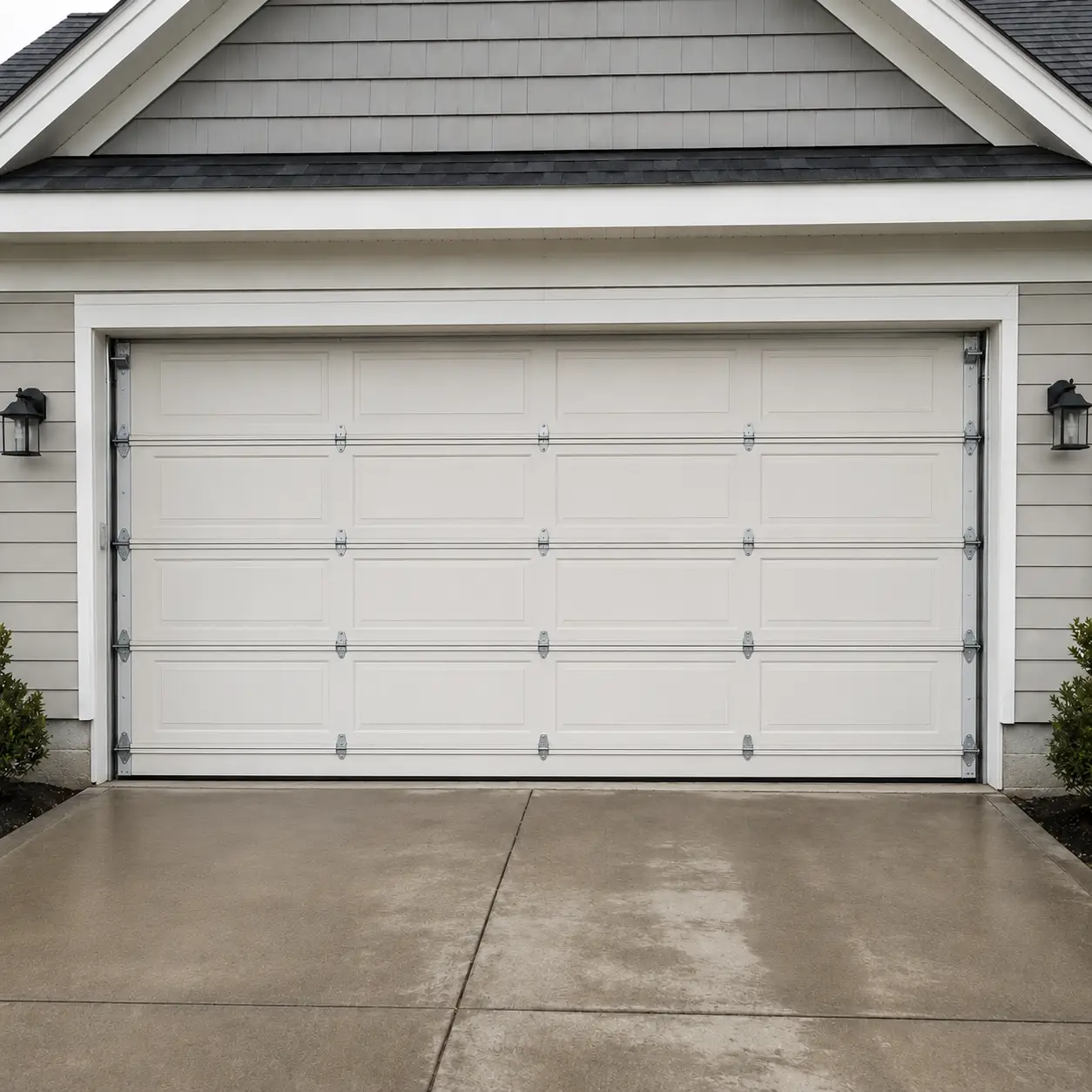 Garage door after professional installation